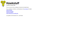Desktop Screenshot of hawkstuff.ratsauce.co.uk