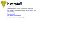 Tablet Screenshot of hawkstuff.ratsauce.co.uk